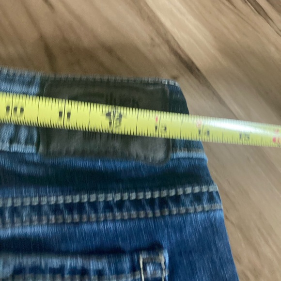 Silver Jeans Womens Blue Elyse Stretch Capri 27x 22 1/2 - Picture 4 of 6